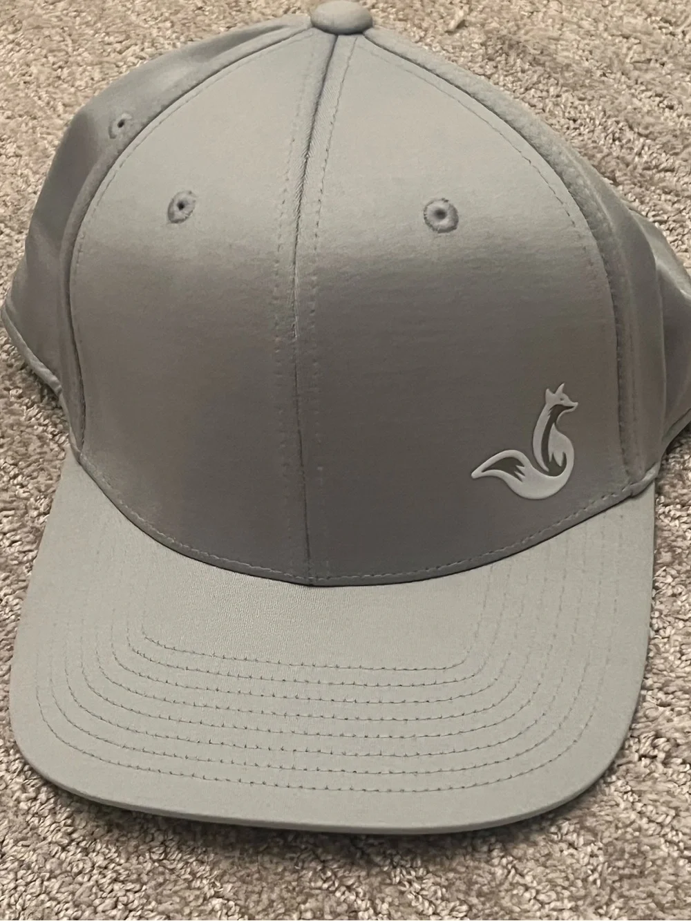Puma Gray Hat with Raised Fox Logo